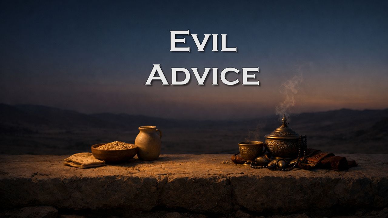 705 FBCWest | Evil Advice photo poster