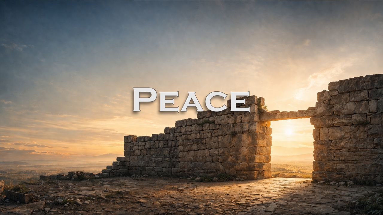 710 FBCWest | Peace photo poster